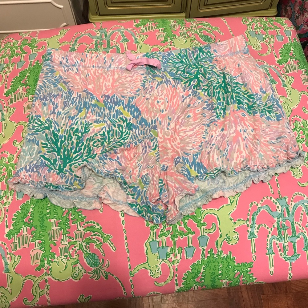 Lilly Pulitzer stargazer pj shorts size xxl